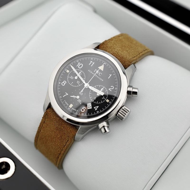 Image 10 of IWC Pilot Chronograph IW3741; Chronograph watch
