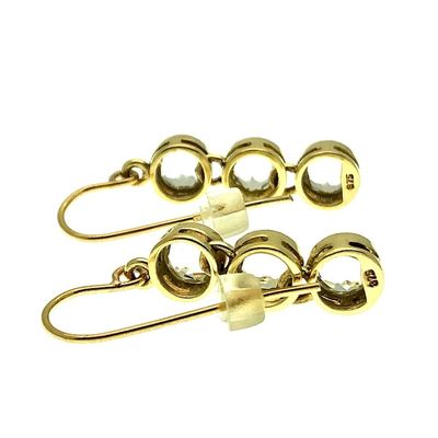 Image 2 of 9 carat earrings with zirconia stones