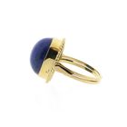 Image 8 of Vintage gold ring with Lapis Lazuli