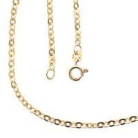 18K Gold Flat Anchor Link Chain | 50cm