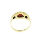 Image 5 of Gold ring with red coral | Vintage