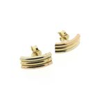 Image 4 of Tricolor gold stud earrings