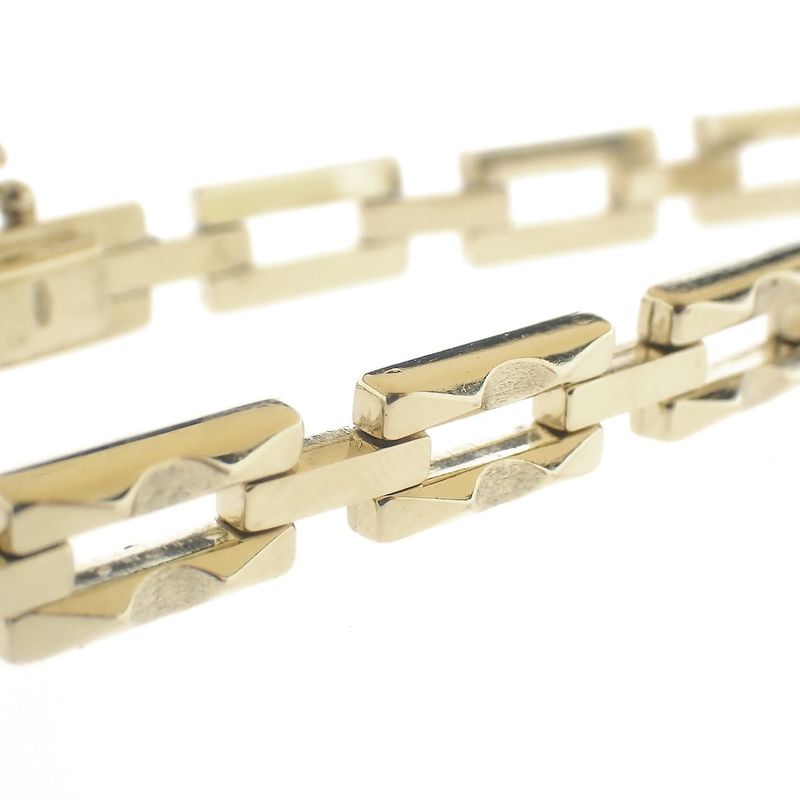 Image 5 of Gold Bismarck link bracelet
