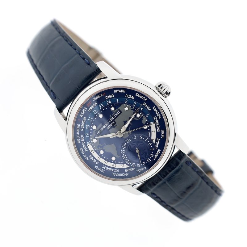 Image 7 of Frederique Constant Classic Worldtimer FC-718X4H4/6; Automatic men's watch