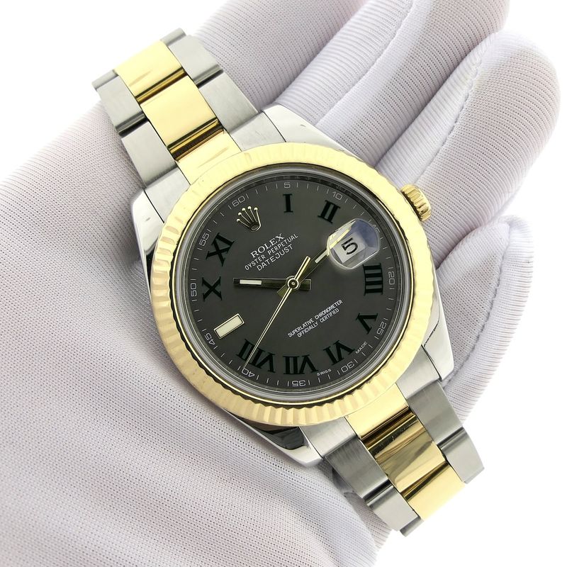 Image 6 of Rolex Datejust II 'Wimbledon' 116333; Gold/steel men's watch