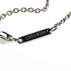 Image 4 of White gold necklace with fixed pendant and diamonds; approx. 2.10 ct.