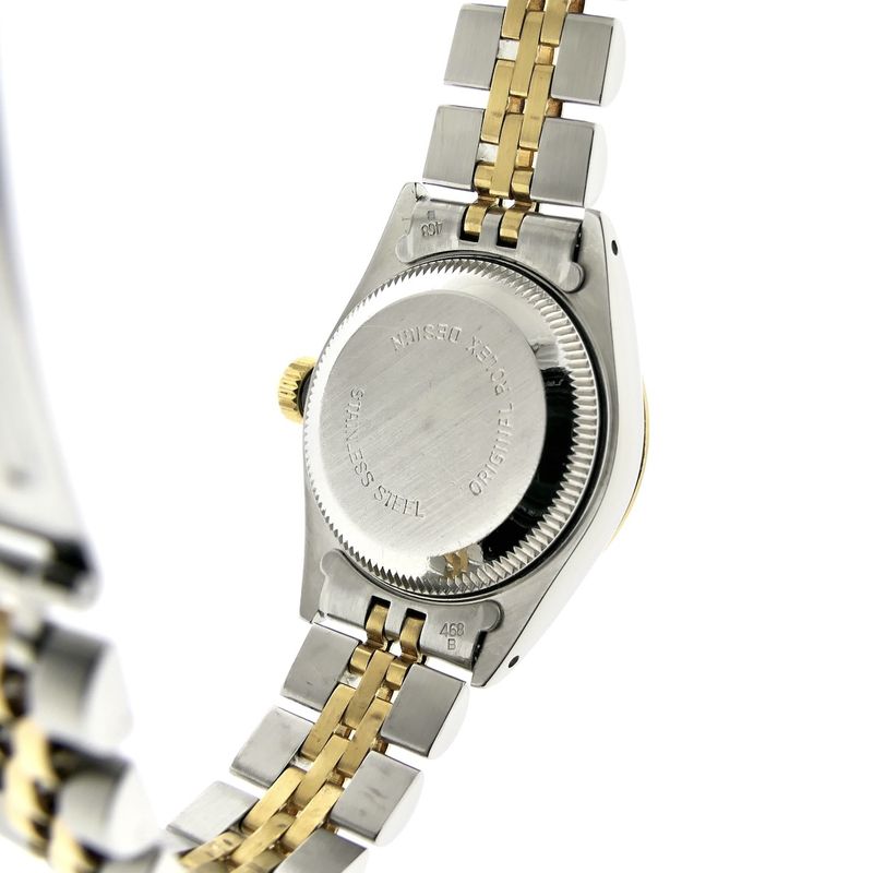 Image 9 of Rolex Lady-Datejust 26mm 69173; Vintage 18k gold/steel women's watch