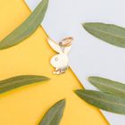 Image 2 of 8 Ct. Playboy bunny pendant with zirconia