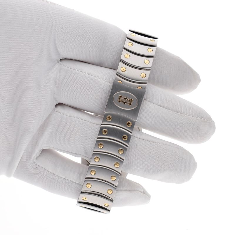 Image 8 of Cartier Santos Ronde Aviator '150 Years Limited Edition' W20038R3; Automatic watch with GMT