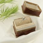 Image 2 of White gold solitaire ring with 0.03 ct diamond.