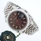 Image 6 of Rolex Datejust 41; Men's watch with rhodium dial