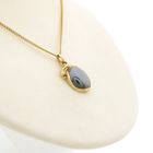 Image 5 of Gold pendant with hematite