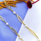 Image 2 of Golden fantasy necklace with pearls