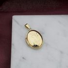 Image 2 of Vintage gold locket pendant | Floral design