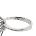 Image 8 of White gold cocktail ring with aquamarine