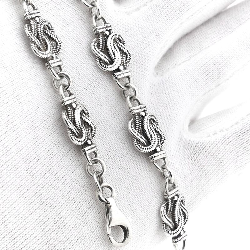 Image 8 of Silver Bracelet with Celtic Pattern