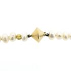 Image 5 of Gold baroque pearl necklace with chalcedony and sodalite; Schoeffel