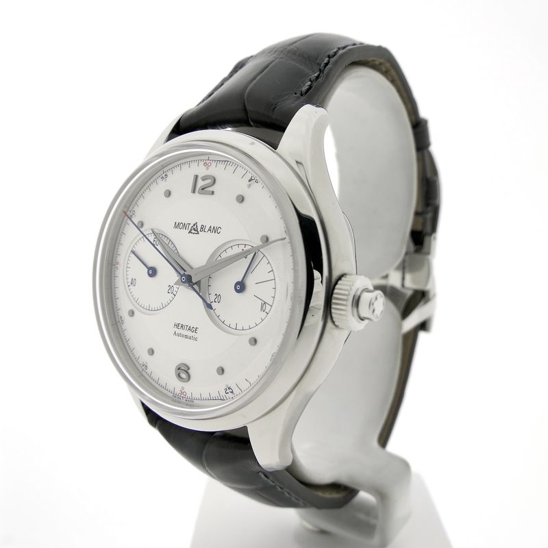 Image 2 of Montblanc Heritage Monopusher Chronograph 119952; Automatic men's watch with chronograph