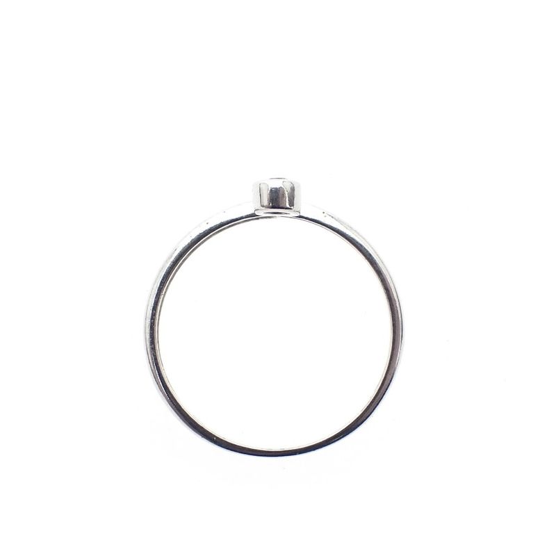 Image 4 of Silver ring with zirconia