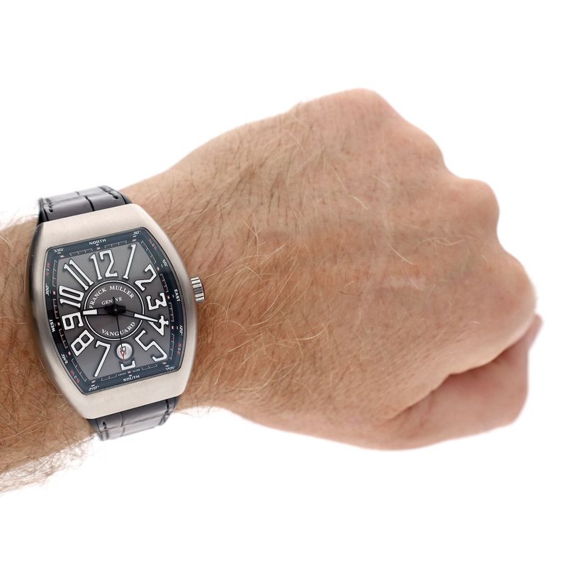 Image 18 of Franck Muller Vanguard Classical 41mm Titanium Ref. V 41 SC DT TT BR; Automatic men's watch