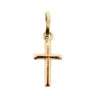 Image 1 of 18 carat gold pendant with a subtle cross