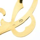 Image 7 of Gold letter brooch; letter C