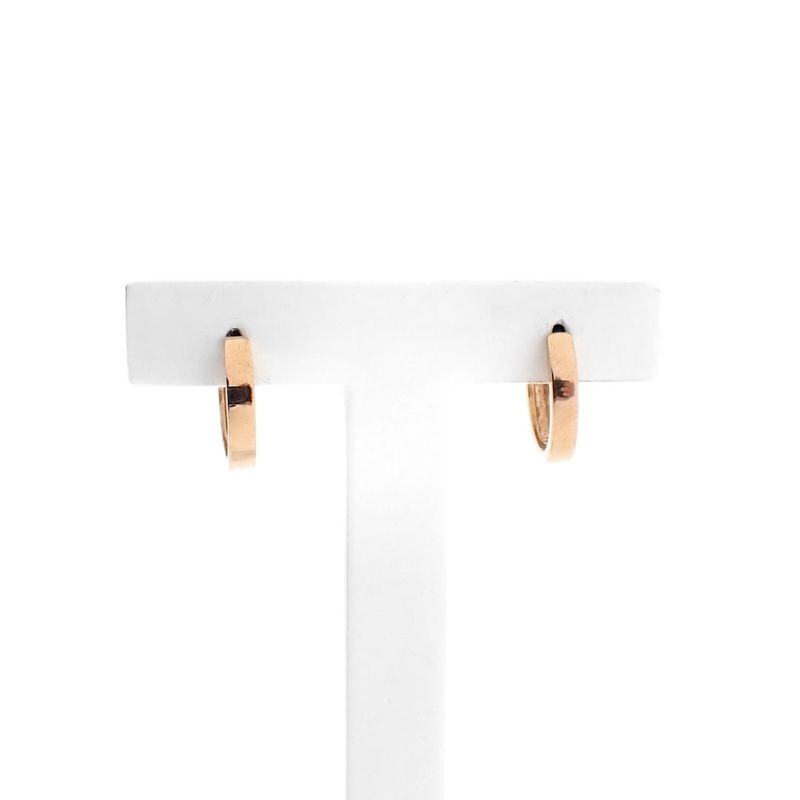 Image 3 of Gold earrings | Ø 11.3 mm