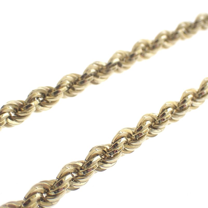 Image 7 of Gold twisted link chain | 45 cm