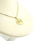 Image 10 of Gold zodiac sign pendant; Capricorn