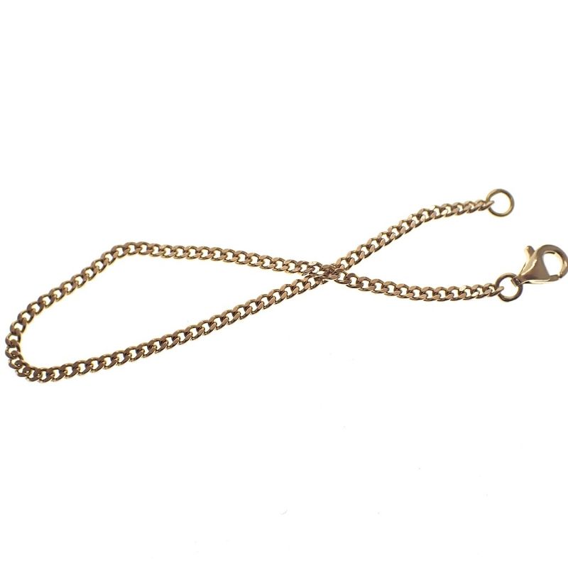 Image 4 of Gold gourmet link bracelet | 19 cm