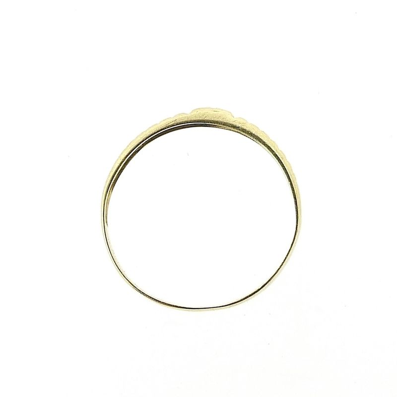 Image 4 of Gold solitaire ring with diamond | 0.01 ct.