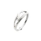 Afbeelding 1 van Witgouden ring met diamant; 0,03 ct. 