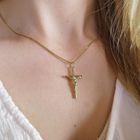 Image 3 of Gold pendant of a cross with corpus