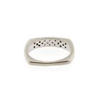 Image 4 of White Gold Ring with Diamond; 0.23 ct; 18 Karat; Size 17.75