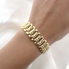 Image 6 of 18K Vintage gold wide bracelet | 19.0 cm