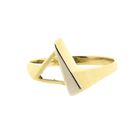 Image 4 of Two-tone gold ladies ring