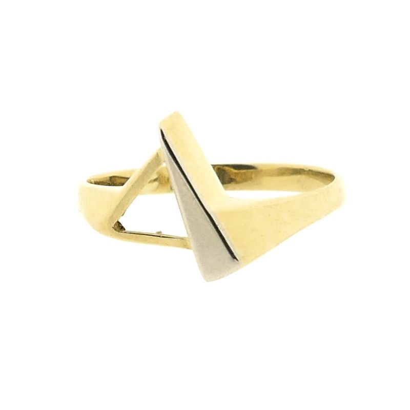 Image 4 of Two-tone gold ladies ring