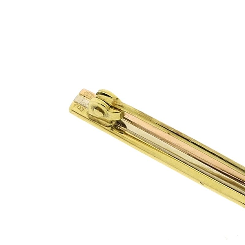 Image 8 of Vintage tricolor gold fantasy brooch