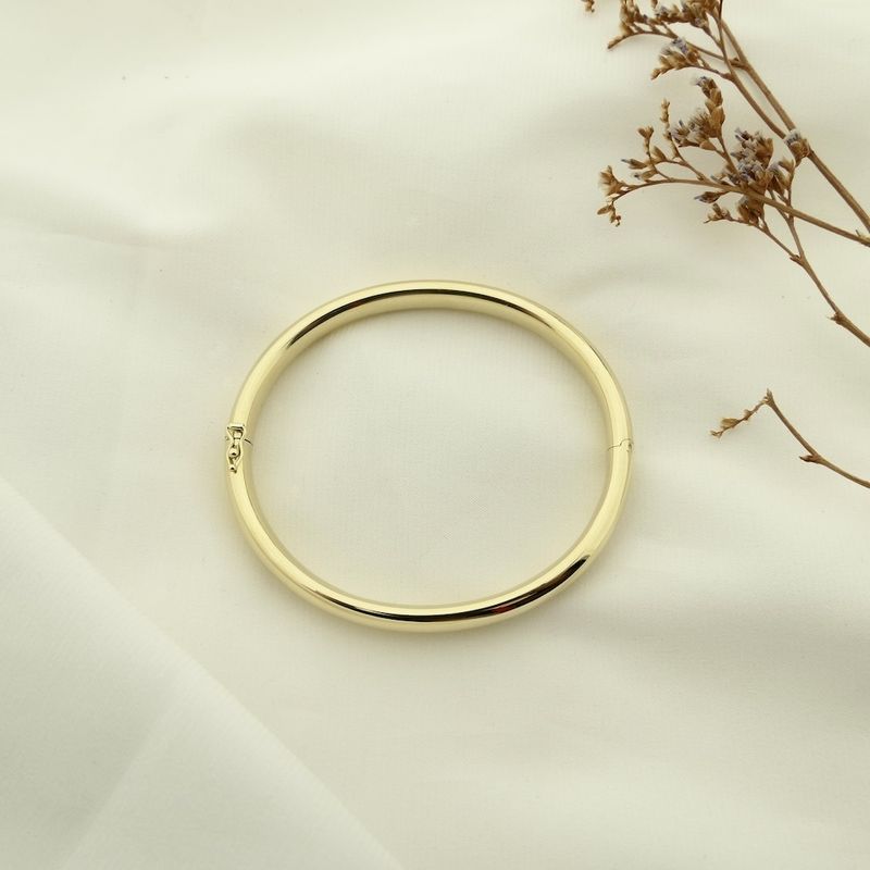 Image 8 of Gold slave bracelet | Ø 60mm