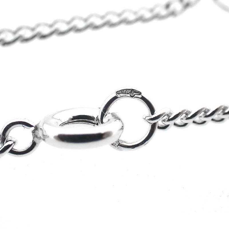 Image 4 of Silver link bracelet with engraving; Children | 11-13 cm