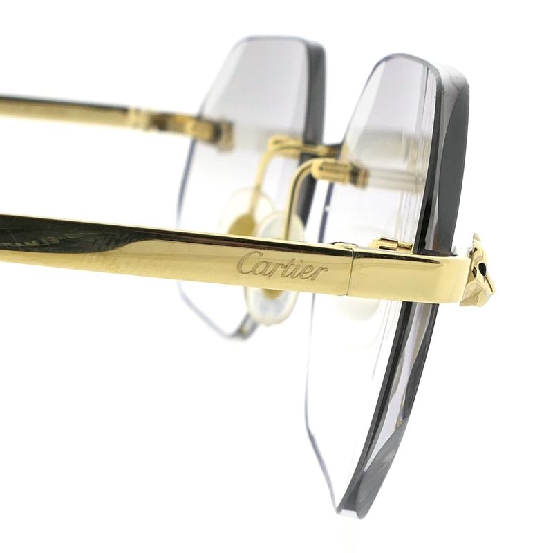 Image 7 of Cartier sunglasses - Panthere; CT0028O - 56-16-140 - Incl. original Cartier box and papers