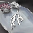 Image 2 of Silver pendant of a panther