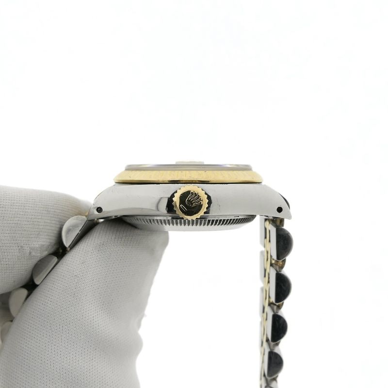 Image 6 of Rolex Datejust 26mm 69173; 18k gold/steel vintage women's watch