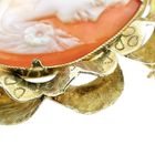 Image 2 of Gold brooch/pendant with cameo
