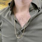 Image 6 of Gold gourmet link chain | 65 cm