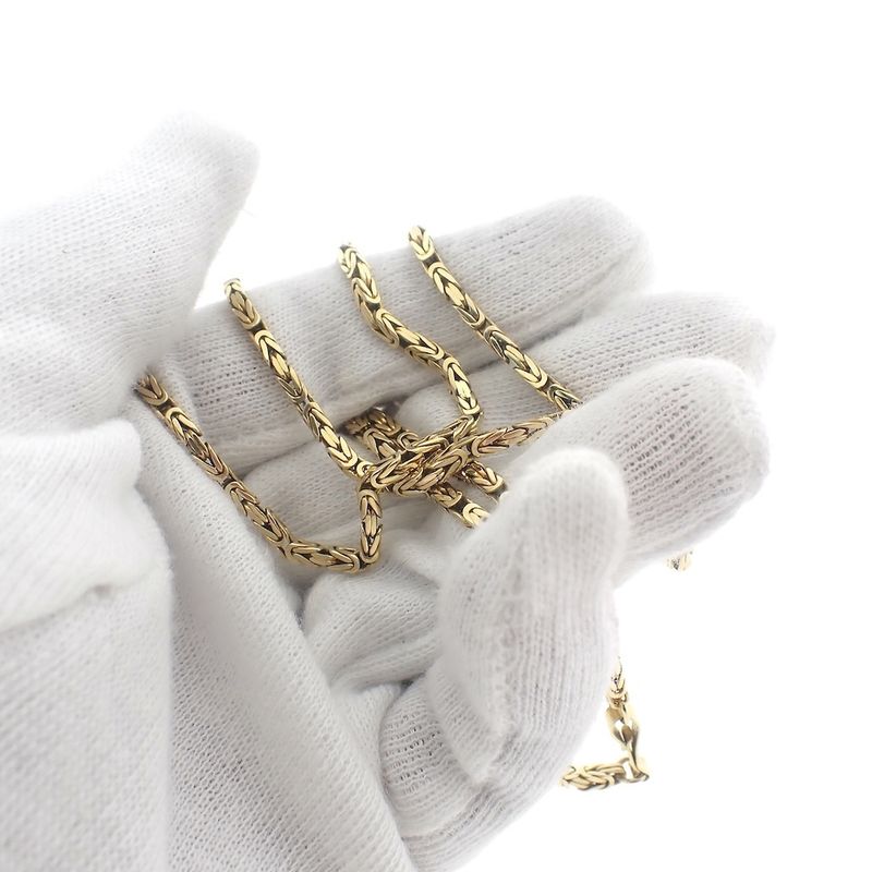 Image 8 of 18K Gold King's Chain; Exclusive | 60 cm