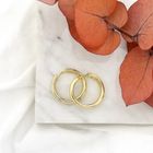 Image 2 of Gold earrings Ø 19.7 mm