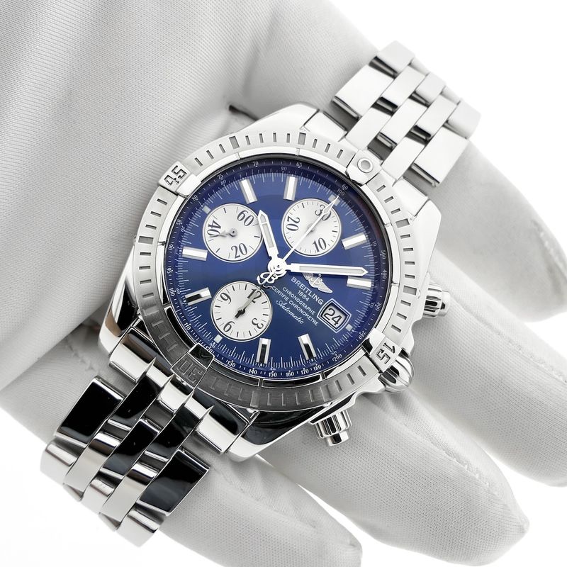 Image 11 of Breitling Chronomat Evolution A13356; Chronograph men's watch