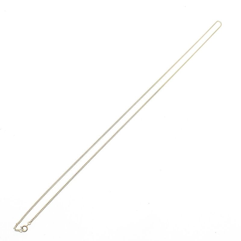 Image 7 of Gold long gourmet link necklace | 71 cm