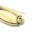 Image 8 of Antique gold brooch with diamonds and ruby approx. 0.81 ct.